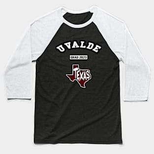 🤠 Uvalde Texas Strong, Graduating 2023, Texas Map, School Spirit Baseball T-Shirt